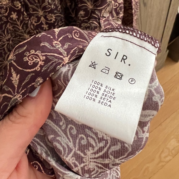 NWOT- SIR The Label Silk Top - Picture 5 of 8